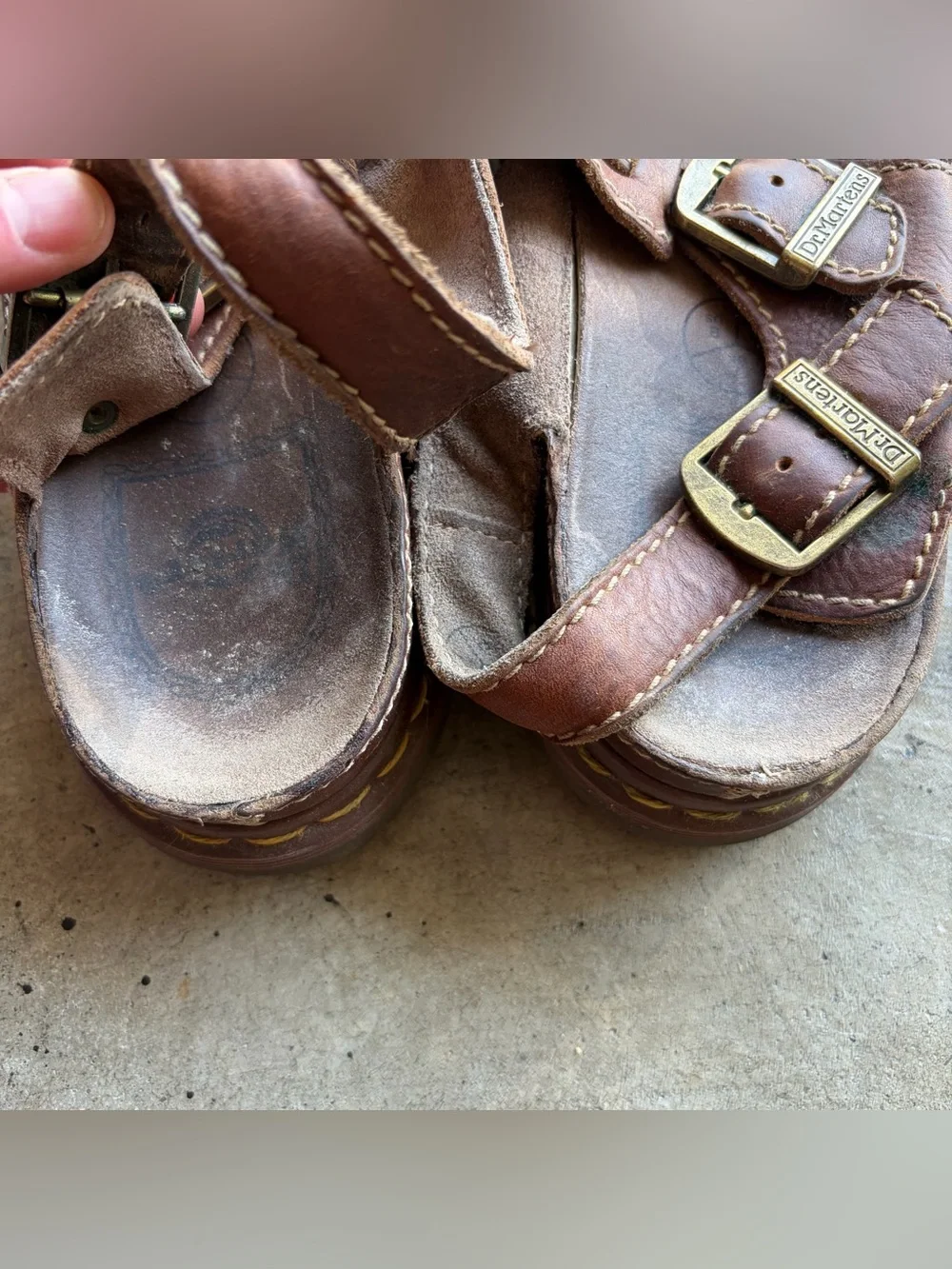 Vintage 1990s Dr Martens Platform Fisherman Sandals